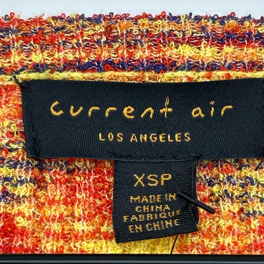 "NWT" Anthropologie Current Air Cutout Mini‎ Dress, MultiColor, Size XS Petite - Picture 4 of 8